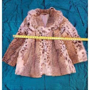 Beautiful soft vintage Iberian Lynx coat -  Galhof Brand